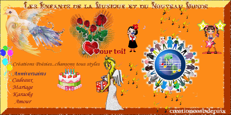 CADEAUX  ANNIVERSAIRE MARIAGE CHANSONS